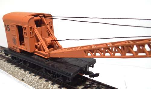 WALTHERS HO: Vintage Vulcan Steel Recovery Crane in Fair used and boxed condition
