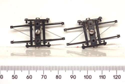 LIMA HO: 1pr SAR E5 Locomotive Pantographs  in Fair condition(No Springs) for Parts.(Italy)