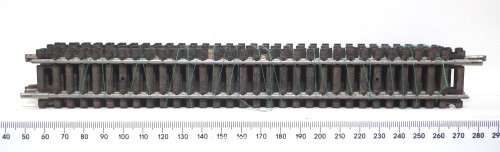 LIMA HO: 10pc Straight Metal Track (403020) in Good Used un-boxed condition.(Italy))