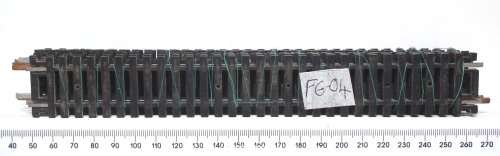 LIMA HO: 10pc Straight Metal Track (403020) in Good Used un-boxed condition.(Italy))