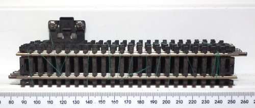 LIMA HO: 11pc Straight Nickel Silver Track (403923)+Power in Good Used un-boxed condition.(Italy))