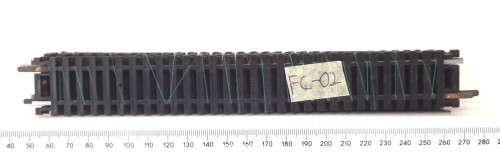 LIMA HO: 10pc Straight Metal Track (403020) in Fair Used un-boxed condition.(Italy))