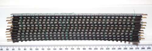 LIMA HO: 10pc 36deg Curved Metal Track (403030) in Good Used un-boxed condition.(Italy))