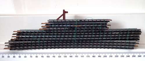LIMA HO: 11pc Mixed Metal Track in Good Used un-boxed condition.(Italy))