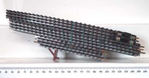 LIMA HO: 11pc Mixed Metal Track in Good Used un-boxed condition.(Italy))