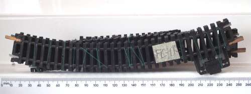 LIMA HO: 11pc Mixed Metal Track in Good Used un-boxed condition.(Italy))