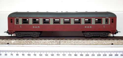 LIMA HO: SAR Junior Orange Express Passenger Coach in Good unboxed used condition (Italy)