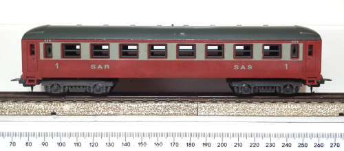 LIMA HO: SAR Junior Orange Express Passenger Coach in Good unboxed used condition (Italy)