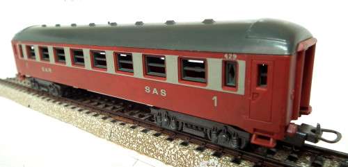 LIMA HO: SAR Junior Orange Express Passenger Coach in Good unboxed used condition (Italy)