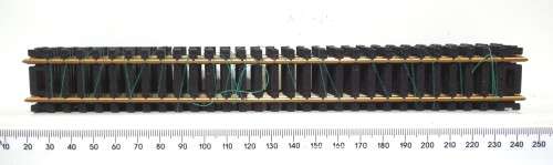 ATLAS HO: 8pc Straight Brass Track in Good Used un-boxed condition.(Italy))