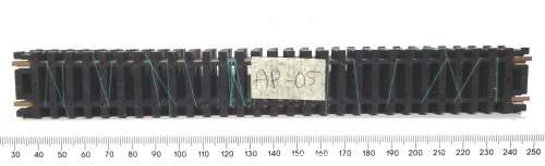 ATLAS HO: 8pc Straight Brass Track in Good Used un-boxed condition.(Italy))