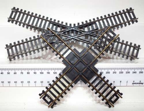 LIMA/ATLAS HO: 2pc Cross Over Tracks(403048) in Fair Used, Un-boxed condition.(Italy))