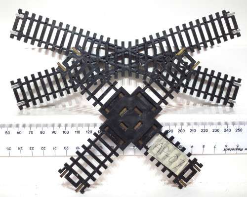 LIMA/ATLAS HO: 2pc Cross Over Tracks(403048) in Fair Used, Un-boxed condition.(Italy))