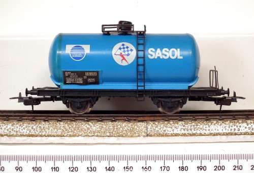 LIMA HO: SAR SASOL Tanker Wagon in Good Un-Boxed and Used Condition (Italy)
