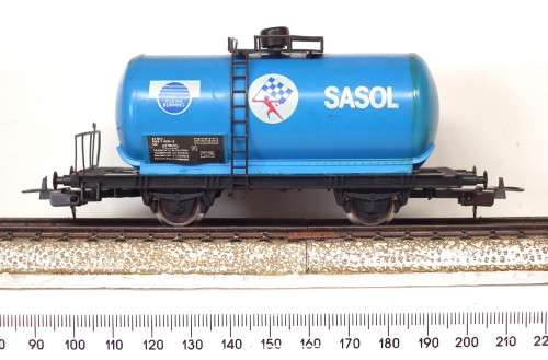 LIMA HO: SAR SASOL Tanker Wagon in Good Un-Boxed and Used Condition (Italy)