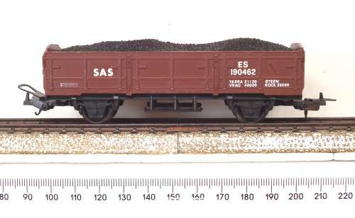 LIMA HO: SAR ES Coal Wagon with Coal Load in Good Un-Boxed condition (Italy)