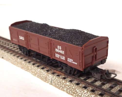 LIMA HO: SAR ES Coal Wagon with Coal Load in Good Un-Boxed condition (Italy)