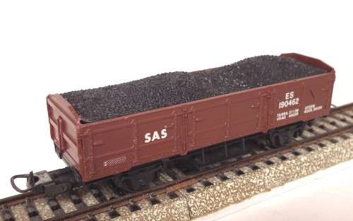 LIMA HO: SAR ES Coal Wagon with Coal Load in Good Un-Boxed condition (Italy)