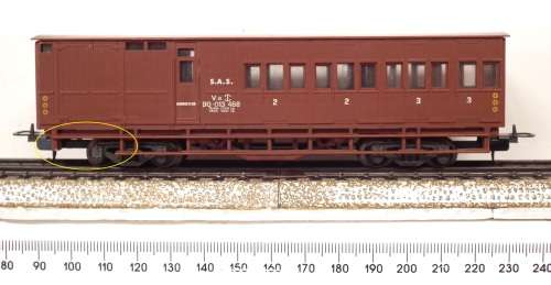 LIMA HO:  Vintage V8 Conductor Van in Fair Un- Boxed condition(Italy)