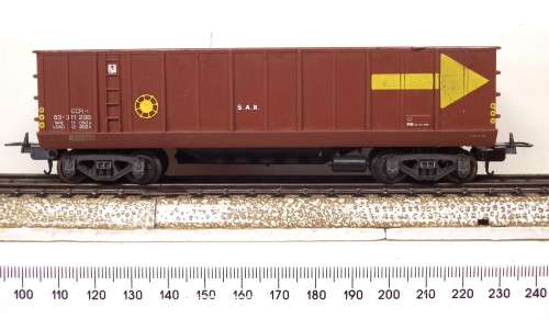LIMA HO: SAR CCR  Coal Hopper in Good Un-boxed, Used condition (Italy)