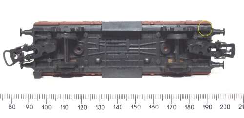 LIMA HO: SAR ES Coal Wagon with Buffers and load in Good Un-Boxed condition (Italy)