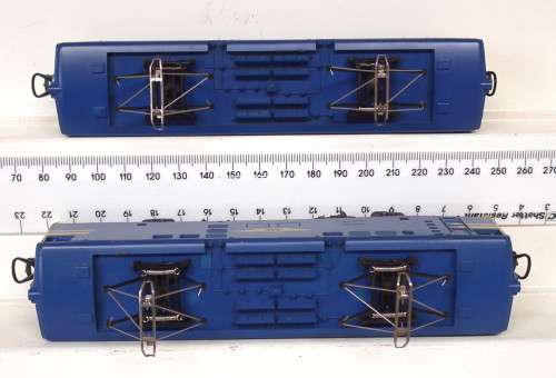 LIMA HO: SAR E5 `Blue Train` Electric Loco Set in Good Un-boxed Condition (Italy)