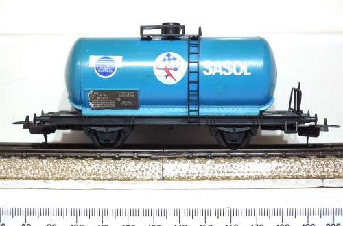 LIMA HO: SAR SASOL Tanker Wagon in Good Un-Boxed and Used Condition (Italy)
