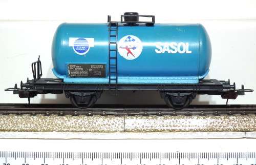 LIMA HO: SAR SASOL Tanker Wagon in Good Un-Boxed and Used Condition (Italy)