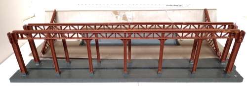LIMA HO:  Large Station Roof in FAIR & Repaired Un-boxed, Used condition(Italy)