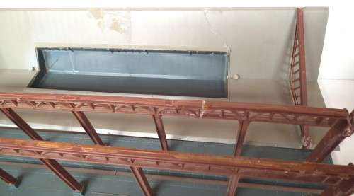 LIMA HO:  Large Station Roof in FAIR & Repaired Un-boxed, Used condition(Italy)