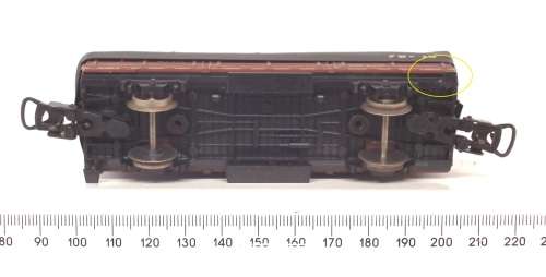 LIMA HO: SAR ES Coal Wagon with Tarpaulin in Good Un-Boxed condition (Italy)