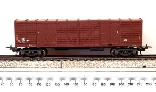 LIMA HO:  Brown SAR OZ Wagon in Good un-boxed condition (Italy)