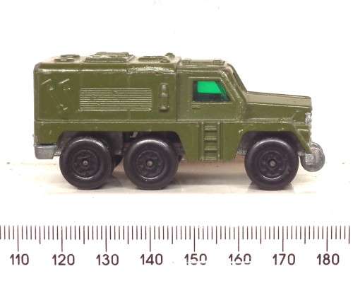 MATCHBOX OO:  Di-Cast Badger Armed Car in Good, Used condition.(England)