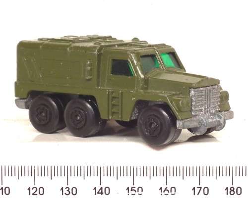 MATCHBOX OO:  Di-Cast Badger Armed Car in Good, Used condition.(England)