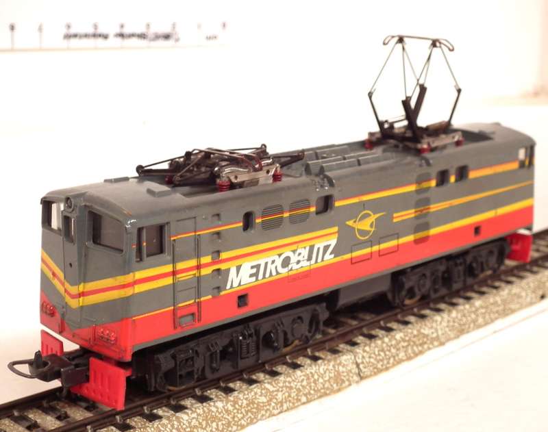 LIMA HO: RARE `METROBLITZ` E5 Locomotive in Good Un-boxed Operating condition.(Italy)