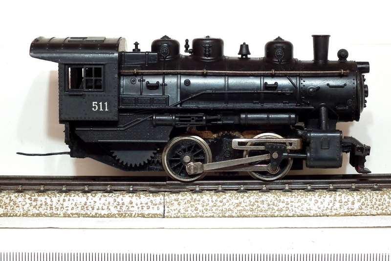 LIMA HO: Unmarked 0-4-0 Locomotive Without Tender in Fair Un-boxed Condition(Italy)
