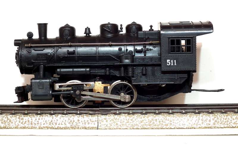 LIMA HO: Unmarked 0-4-0 Locomotive Without Tender in Fair Un-boxed Condition(Italy)