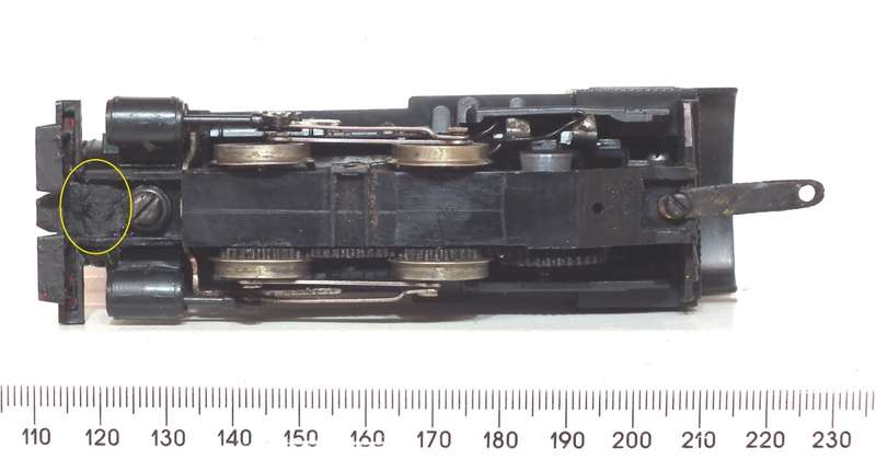 LIMA HO: Unmarked 0-4-0 Locomotive Without Tender in Fair Un-boxed Condition(Italy)
