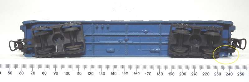 LIMA HO: SAR Junior Blue Train Passenger Coach in Good unboxed used condition (Italy)