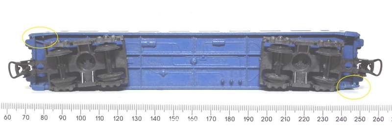 LIMA HO: SAR Junior Blue Train Passenger Coach in Fair unboxed used condition (Italy)