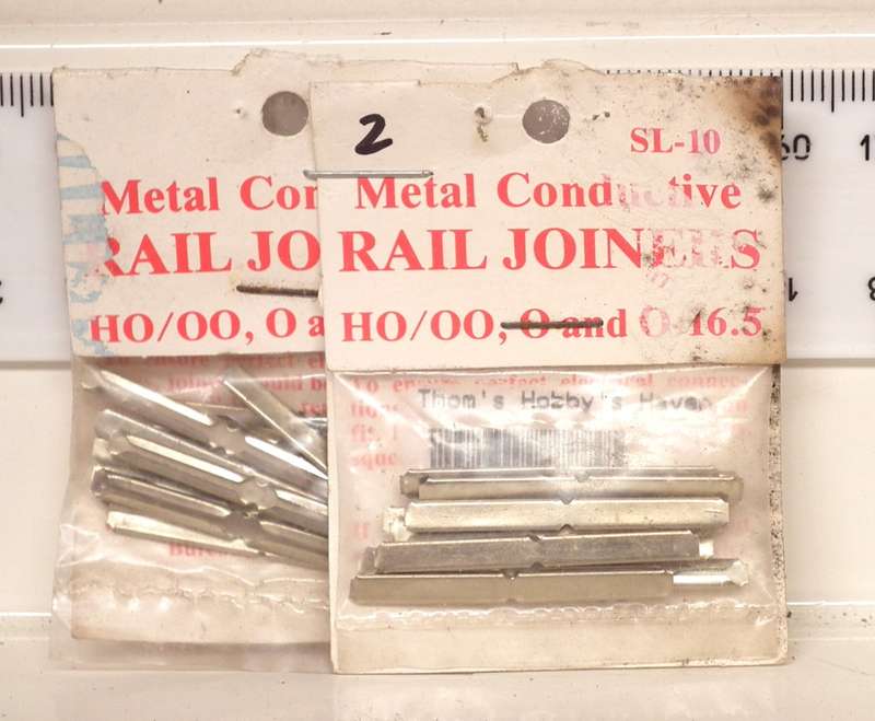 PECO HO/OO:  2pk`s  of New Rail Joiners.(England)