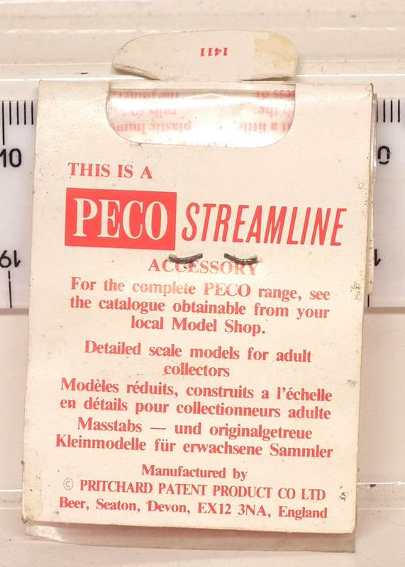 PECO HO/OO:  1pk of New Isolating Rail Joiners.(England)
