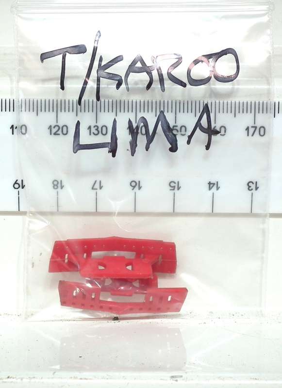 LIMA HO: SAR E5 `Trans Karoo` Locomotive cowcatchers in Good un-boxed condition for Parts.(Italy)