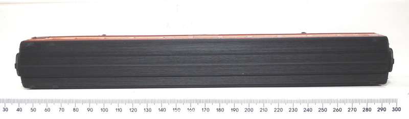 FRATESCHI HO: Orange `SOUTHERN PACIFIC` Corrugated Passenger Car in Good Un-boxed condition (Brazil)