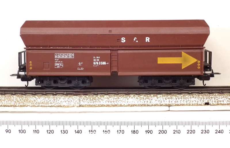LIMA HO: SAR CCR Large Capacity Coal Hopper in Very Good Un-boxed, Used condition (Italy)
