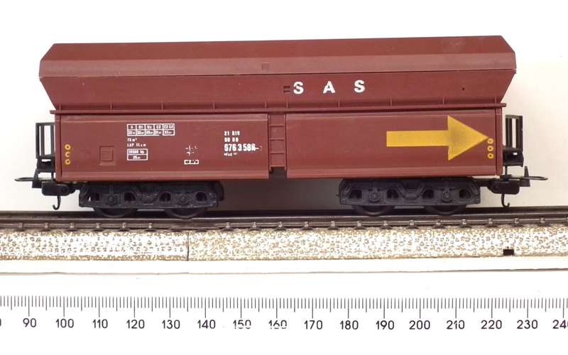 LIMA HO: SAR CCR Large Capacity Coal Hopper in Very Good Un-boxed, Used condition (Italy)