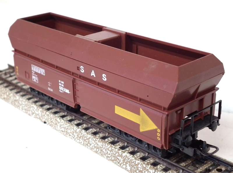 LIMA HO: SAR CCR Large Capacity Coal Hopper in Very Good Un-boxed, Used condition (Italy)