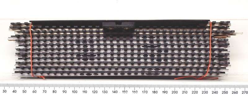 TRACK HO:  12pc Mixed Aluminum/Nickel Silver Strait Track in Fair Used Condition.