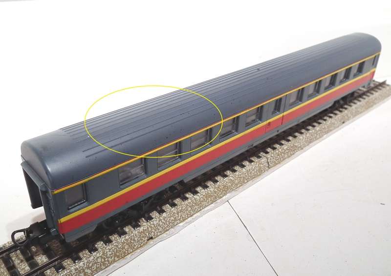 LIMA HO: RARE SAR Metro Blitz Passenger Coach in Fair Unboxed Used Condition (Italy)
