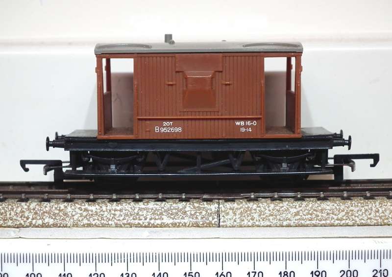 TRI-ANG OO:  English  16t Brake Van in Good, Used Un-boxed condition(England)
